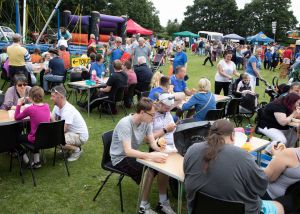 JUst some of the 700 guests enjoying the Lions Funfest
