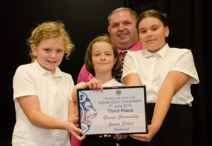 The Grange Community School were in third place