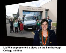 Liz Wilson pesents the story of the Farnborough College minibus