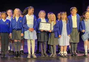 St Peters' School Choir winners on the night