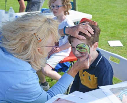 Facepainting at Funfest