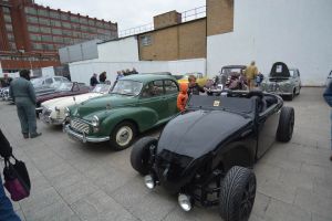 Just some of the 60 classic cars in Queensmead for the 2017 Farnborough Classic Car Show